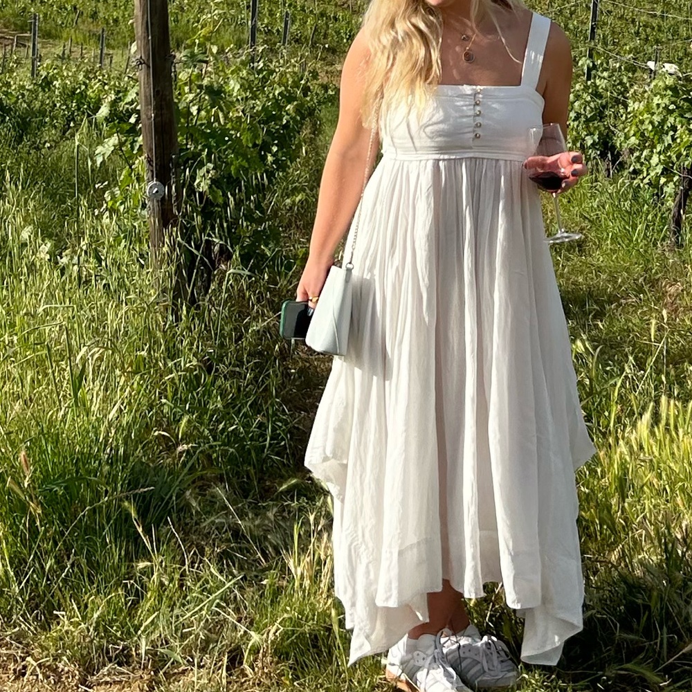 asymmetrical babydoll dress